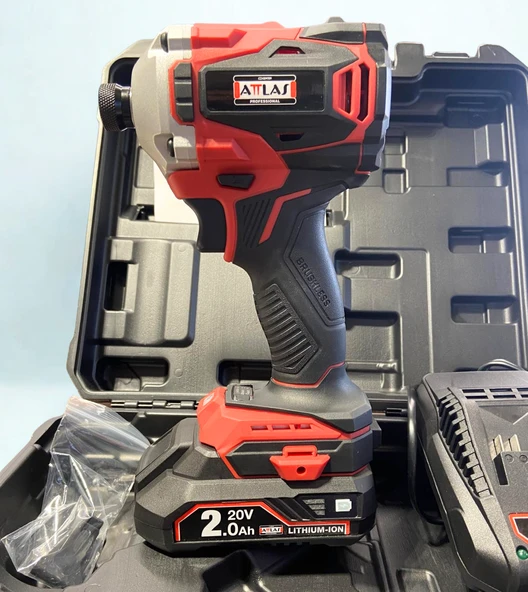 ATTLAS PRO-ATBL 18 ID2-202C 20V 2 Ah Çift Akülü Darbeli Vidalama - A0104077 - Resim 3