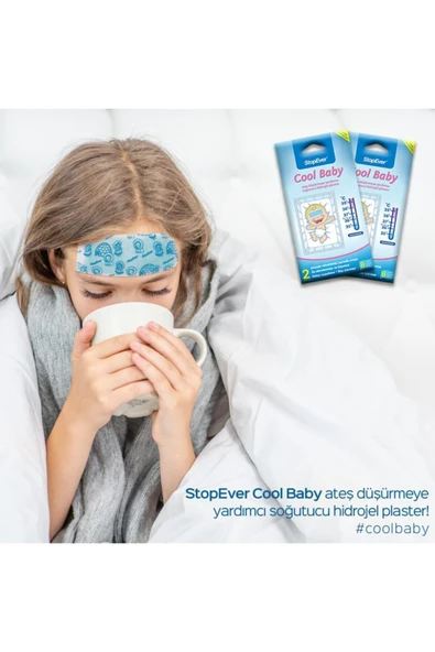 Stopever Cool Baby Ateş Düşürücü Bant 2'li - Resim 2