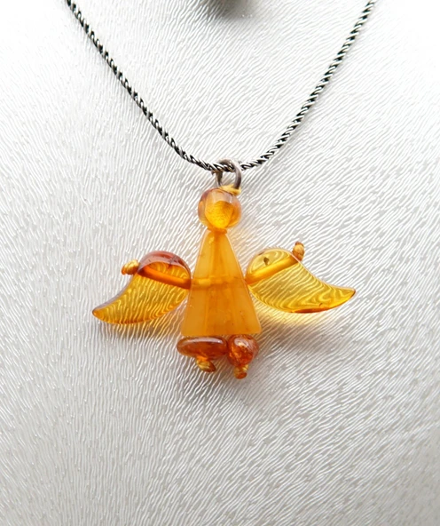 Kehribar Melek Kolye sk000154 ürün görseli 1