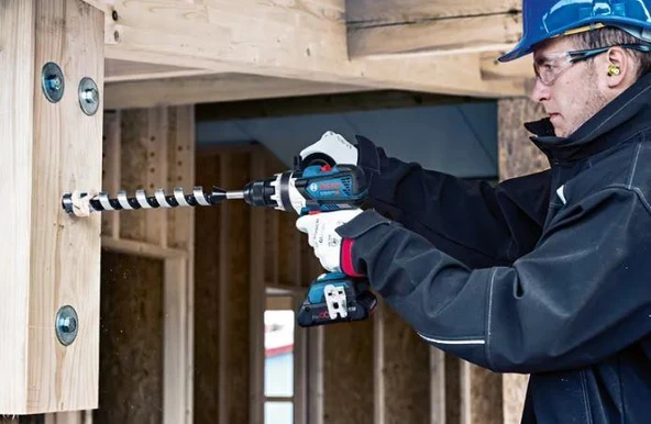 Bosch GSB Akülü 18V-110 C,(2x4.0 PC GAL1840 L) - 06019G030B - Resim 3