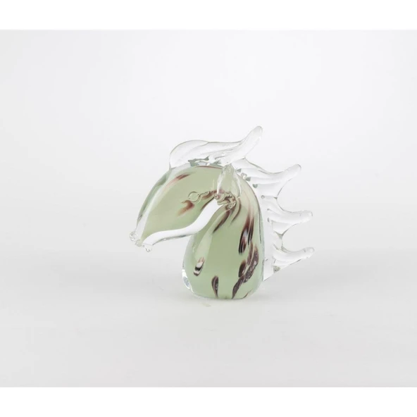 Mikasa Moor Lunera Su Yeşili Cam At Obje 16x15 ürün görseli