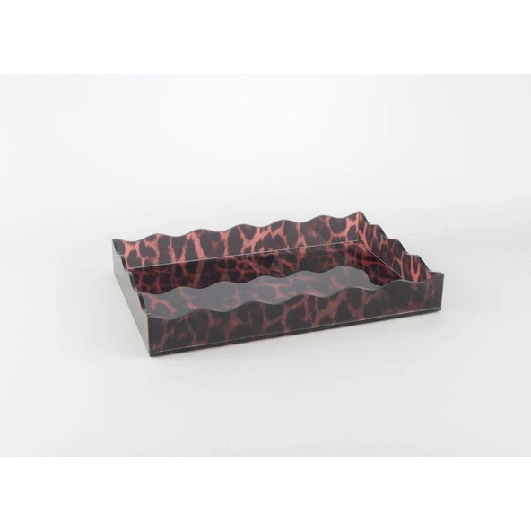 Mikasa Moor Leopar Desenli Akrilik Tepsi 30x20x4cm ürün görseli