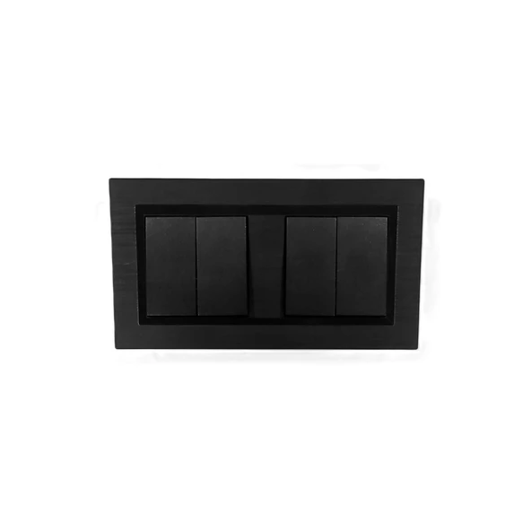 Ovivo Quantum Siyah Komütatör (ikili Anahtar) Komütatör (ikili Anahtar) 2'li Set ürün görseli