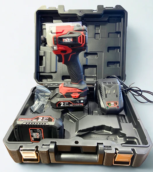 ATTLAS PRO-ATBL 18 ID2-202C 20V 2 Ah Çift Akülü Darbeli Vidalama - A0104077 - Resim 2