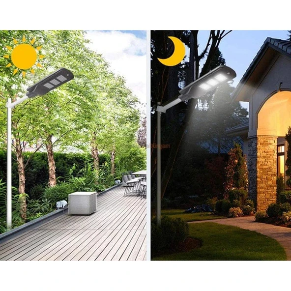 Cata Ct-4692 Sensörlü Sokak Armatürü Solar 90w - Resim 3