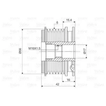 Vw Alternatör Kasnagı - Alternatör Kasnagı - Val 588024 ürün görseli 1