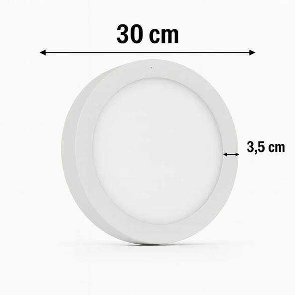 K2 LED Systems KDL 423 24W Yuvarlak LED Panel - Resim 2