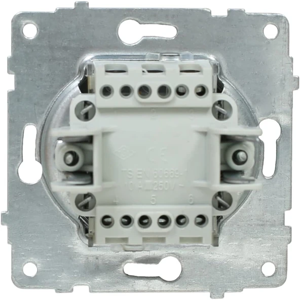 Ovivo Quantum Siyah 3'lü Anahtar Çerçeve Hariçtir. - Resim 2