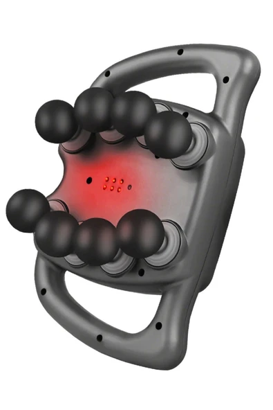 Glr Wnk-569 Dijital Ekranlı Güçlü Masaj Tabancası - 8 Başlıklı  99 Hız Ayarı ürün görseli