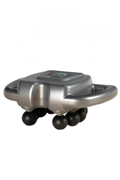 Glr Wnk-569 Dijital Ekranlı Güçlü Masaj Tabancası - 8 Başlıklı  99 Hız Ayarı - Resim 2