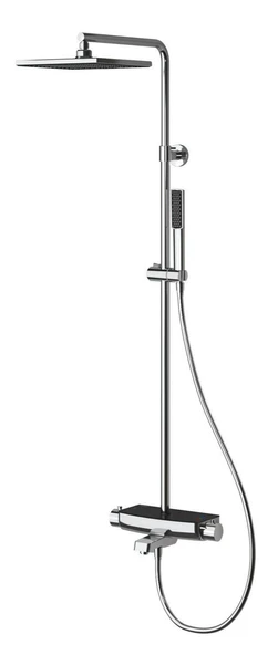 Teska Duş Kolonu, Mira, Termostatik, Üç Yönlü, Siyah Camlı, DK3602C ürün görseli