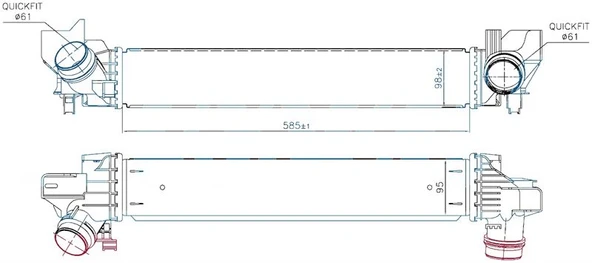 Bmw Turbo Radyatörü - Turbo Radyatörü - Kal 375760 ürün görseli