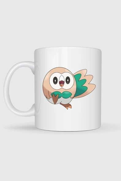 Rowlet Tasarımlı Kupa Bardak - Resim 2