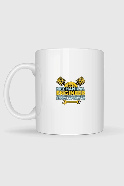 Makine Mühendisi Tasarımlı Kupa Bardak - Resim 2