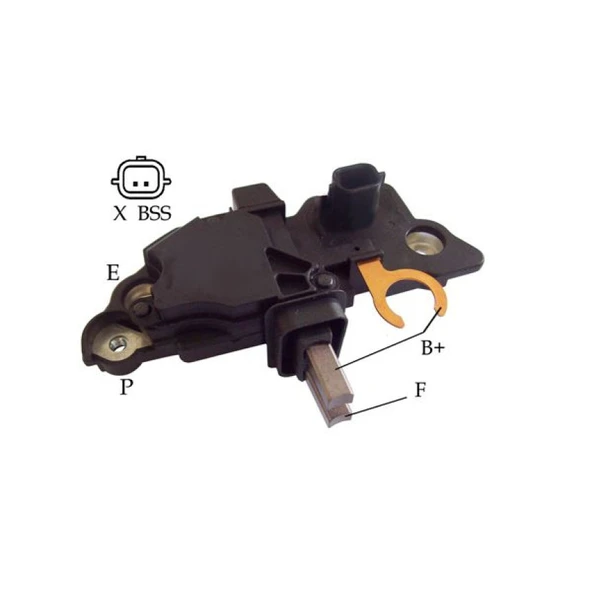 Renault Konjektor 12v Renault Clio III 1.5dci-Megane III 1.5dci Kango III 1.5dci 2008 -> 125a Com Uclu Alter - Yunyı 04-116 ürün görseli 1