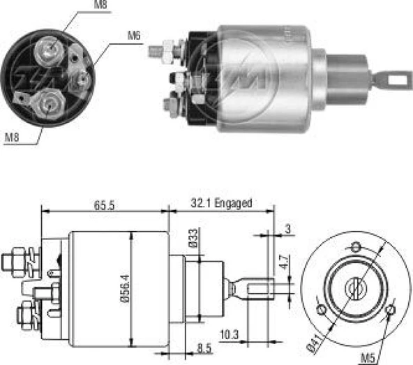 Ford Mars Otomatıgı 12v Ford Escort Fiesta İnce Govde - Zm 0973 ürün görseli