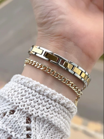 Ferrucci Vintage Mini Çelik Kordon 2 Yıl Garantili Yeni Sezon 30 Mt Suya Dayanıklı Kadın Kol Saati B.03644.M3 - Resim 3