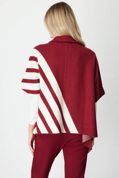 65909 ONTEKS PANÇO ÇİZGİLİ DİK YAKA - Resim 10