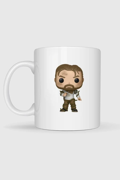 Onbir Şef Hopper Funko Stranger Things Tasarımlı Kupa Bardak - Resim 2