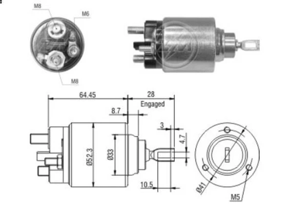 Ford Mars Otomatıgı (12v) Ford Transıt / Mondeo 97> , Mercedes Benz Sprinter - Zm 0371 ürün görseli