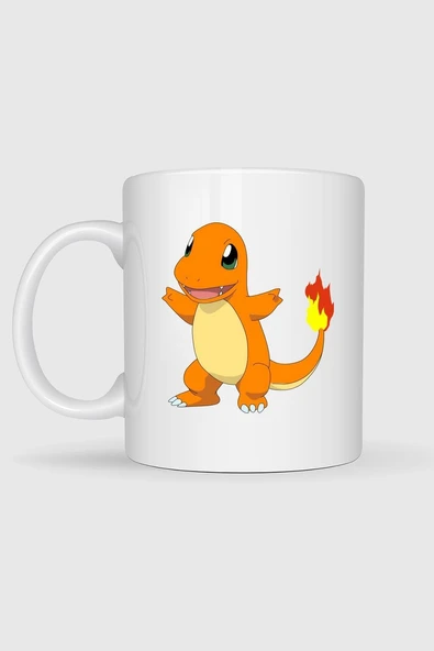 Charmander Tasarımlı Kupa Bardak - Resim 2