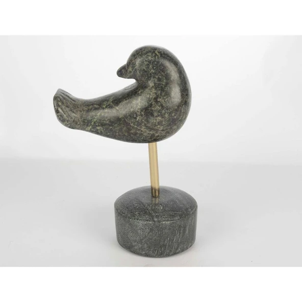Mikasa Moor Mermer Metal Çubuk Kuş Obje 14x22cm ürün görseli