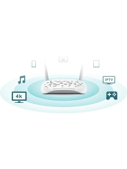 TD-W9960 | WiFi 4 VDSL/ADSL Modem Router | 2 Harici Anten | 300 Mbps | 4 Ethernet Portu | Kolay Kurulum | Dual Band Desteği | Tüm ISS’lerle Uyumludur - Resim 10
