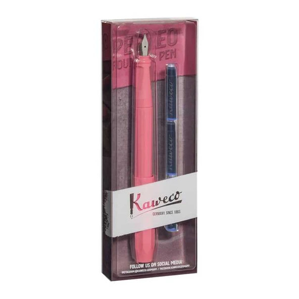 Kaweco Parkeo Dolma Kalem Set Pembe Şakayık M Uç / 10002226 ürün görseli