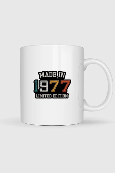 Made İn 1977 Limited Edition Tasarımlı Kupa Bardak ürün görseli