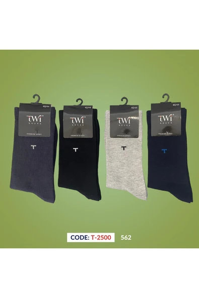 Twisocks Pamuk Soket T Desen Karışık Çorap 12'li ürün görseli