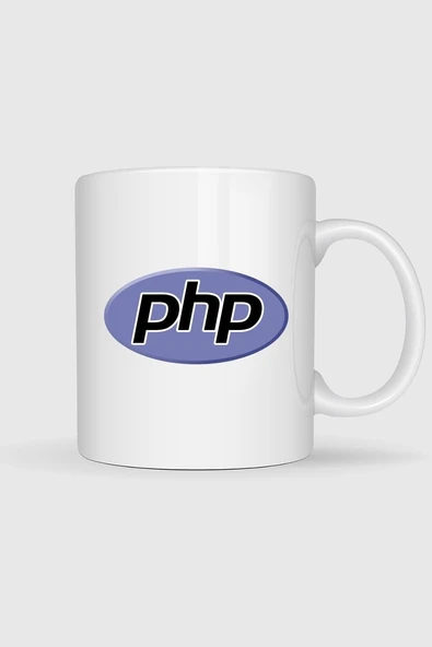 Php Logo Tasarımlı Kupa Bardak ürün görseli