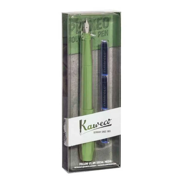 Kaweco Parkeo Dolma Kalem Set Orman Yeşili M Uç / 10002228 ürün görseli