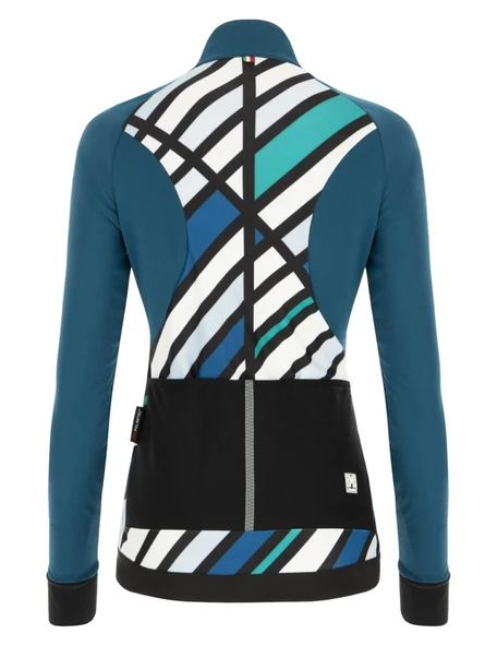 Santini Coral Raggio Polar Kadın Rüzgarlık Ceket 1W51775CORALRAGG - Resim 6