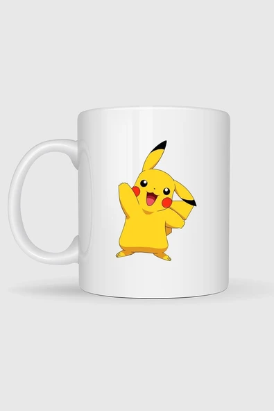Pikachu Tasarımlı Kupa Bardak - Resim 2