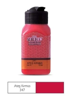 Artdeco Enamel 75 Ml Cam ve Seramik Boyası Ateş Kırmızı 130 I-347 ürün görseli 1