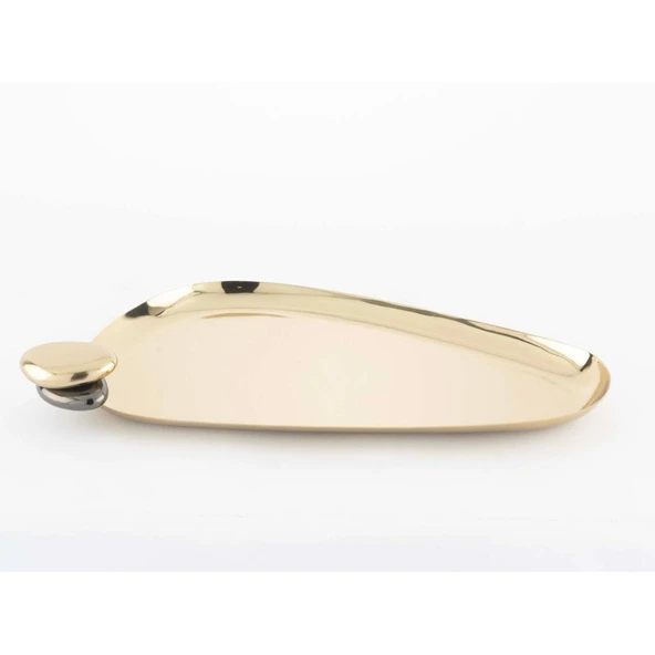 Mikasa Moor Gold Çakıl Taşı Vurgulu Tepsi 30x17cm ürün görseli