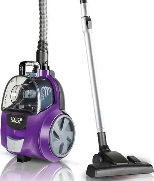 Arnica Pika ET14410 Toz Torbasız Elektrikli Süpürge Mor - Resim 2