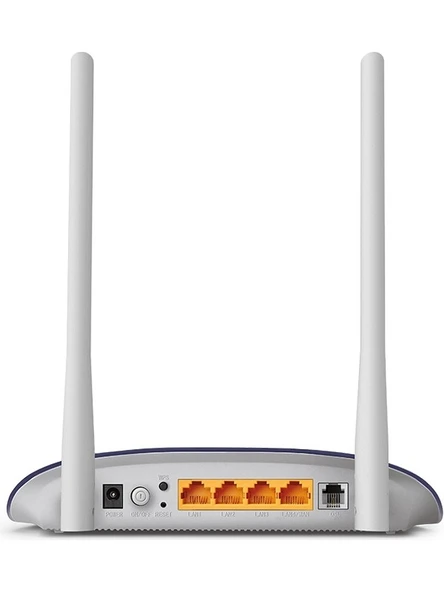 TD-W9960 | WiFi 4 VDSL/ADSL Modem Router | 2 Harici Anten | 300 Mbps | 4 Ethernet Portu | Kolay Kurulum | Dual Band Desteği | Tüm ISS’lerle Uyumludur - Resim 3