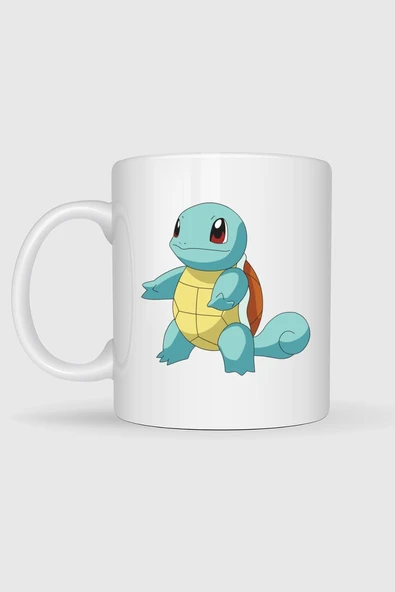 Squirtle Tasarımlı Kupa Bardak - Resim 2