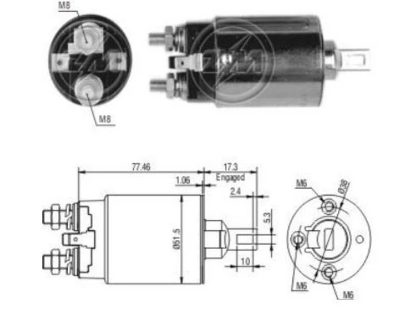 Mitsubıshı Mars Otomatıgı 12v Tcm Forklıft Hyundaı Excel Mitsubıshı Colt - Zm 0691 ürün görseli