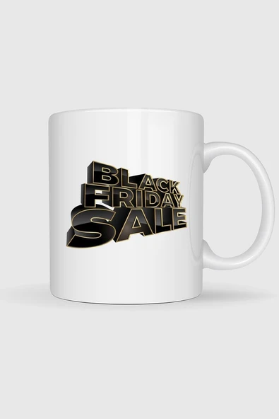 Black Friday Sale Advertisement Tasarımlı Kupa Bardak ürün görseli