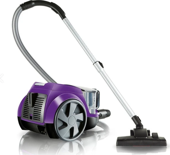 Arnica Pika ET14410 Toz Torbasız Elektrikli Süpürge Mor - Resim 6