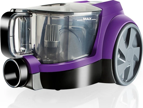 Arnica Pika ET14410 Toz Torbasız Elektrikli Süpürge Mor - Resim 4