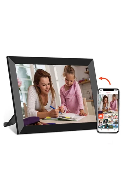 Dijital Fotoğraf Çerçevesi WiFi 10.1 inç 32GB Dokunmatik Ekran, Uygulama Üzerinden Fotoğraf/Video Paylaşımı - Resim 5