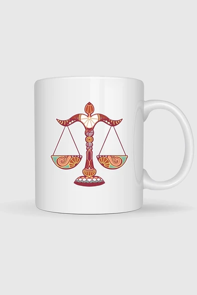 Terazi Burç - Astroloji Tasarımlı Kupa Bardak ürün görseli