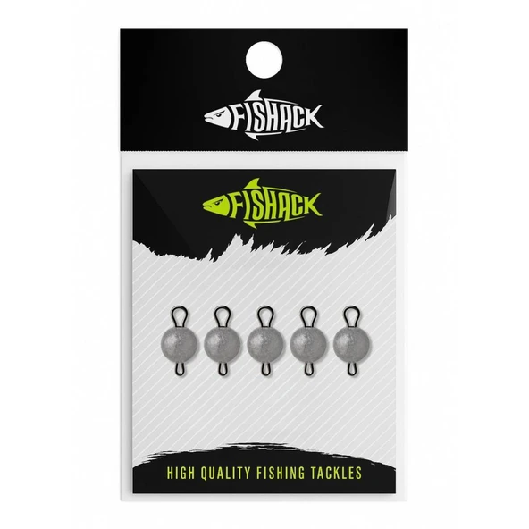 Mafsallı Kurşun - Hareketli İğne Kurşunu - Fishack - 2 Gram - 5'li Paket - Resim 3