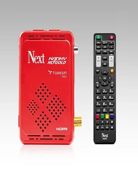 Next Kanky Tgks'li Mpeg4 Hd Uydu Alıcısı + 5Metre anten kablosu - Resim 3