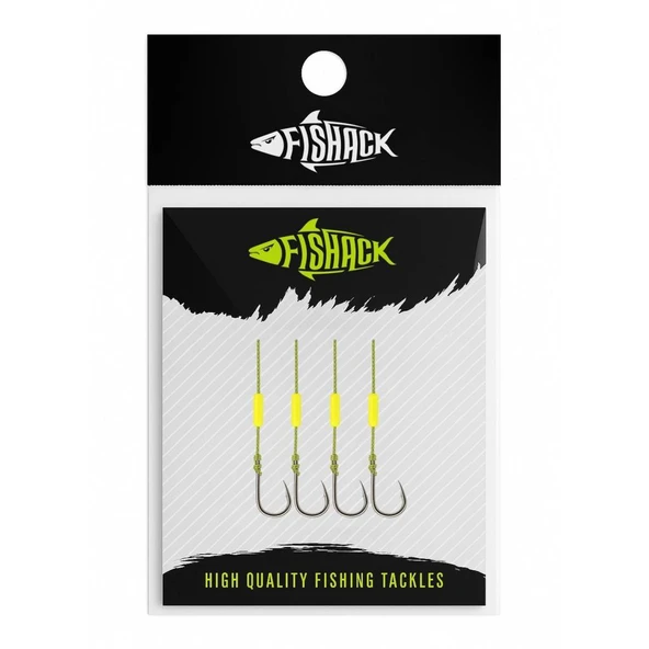 LRF Assist İğne - İpli LRF Hırsız İğnesi - Stoperli - 4 Adet - Fishack - Resim 2