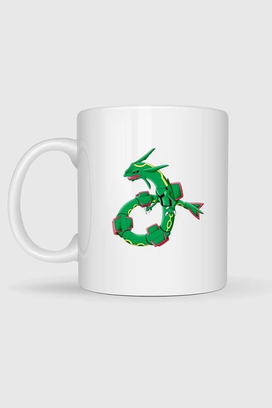 Rayquaza Tasarımlı Kupa Bardak - Resim 2
