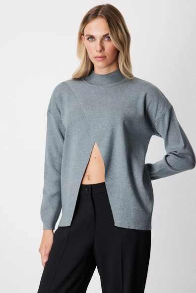 65343 ONTEKS KAZAK DİK YAKA ÇAPRAZ UZUN KOL - Resim 2